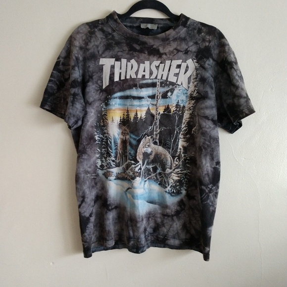 Thrasher wolf shirt Clearance